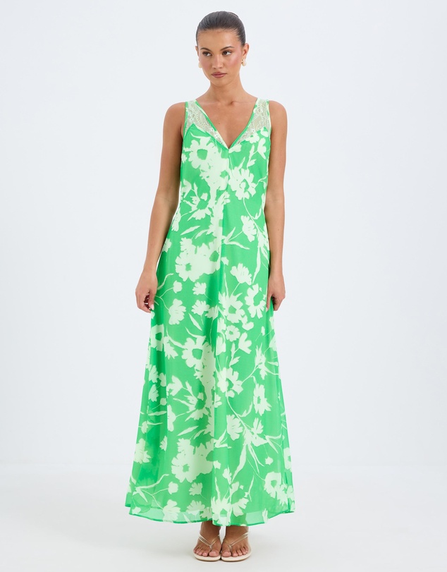 Calli - Piper Floral Print Midi Dress