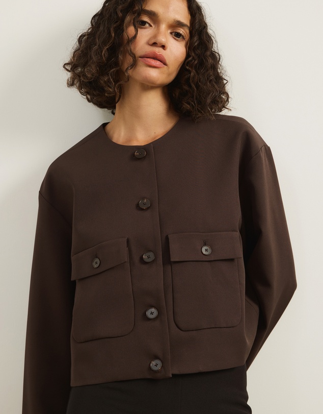 Atmos&Here - Sorelle Cropped Tailored Jacket