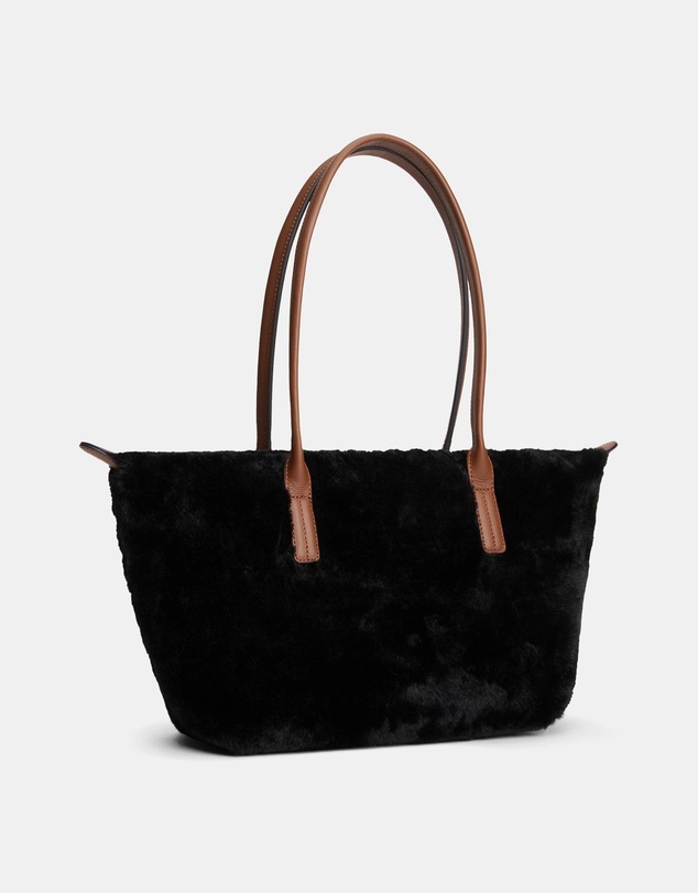 Tommy Hilfiger - Popette Micro Tote Faux Fur