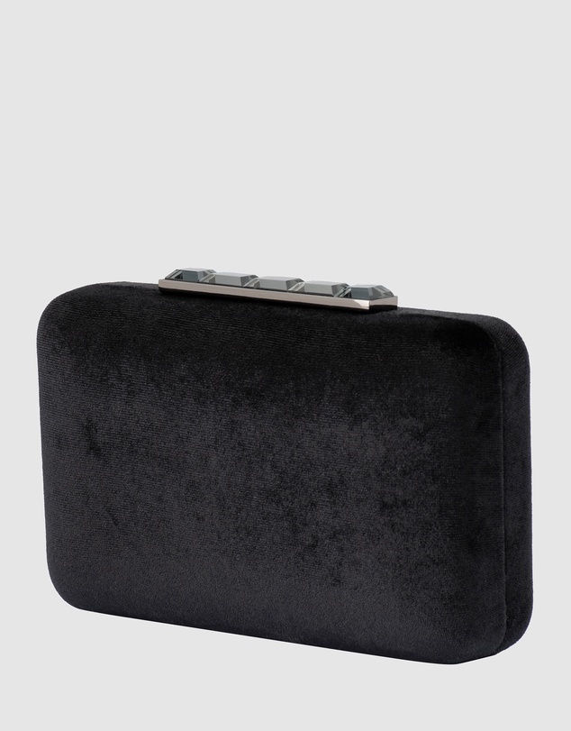 Olga Berg - Bess Velvet Clutch