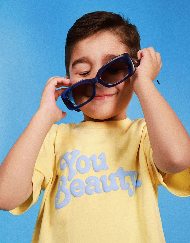 Skwosh - You Beauty Kids Slang Tee in Lemon