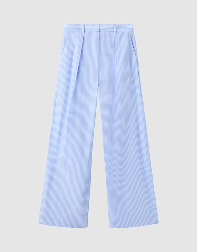 M.N.G - Pinstripe Lyocell Trousers