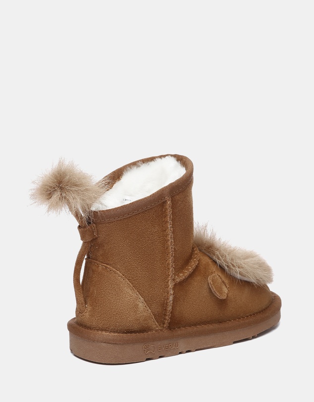 EVERAU - EverAU Ugg Lion Kids Plus Cow Suede Upper UGG Boots