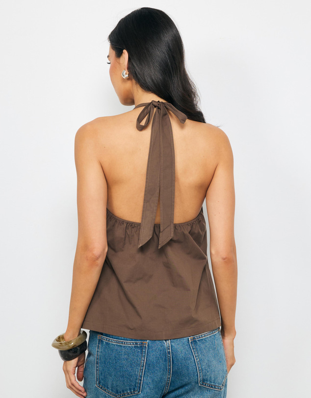 AERE - Lottie V-Neck Top
