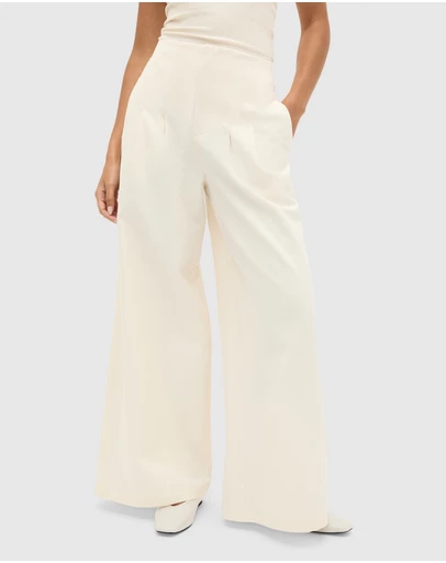 Seed Heritage - High Rise Pleat Pant