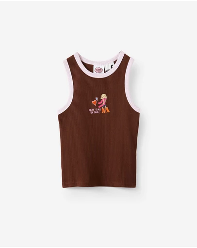 Cotton On Kids - License Eleanor Tank- 3X3 Rib