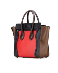 Pre-Loved by Azura Reborn - Pre-Loved Micro Tricolor Leather Luggage Tote
