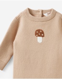 Cotton On Kids - Baby Organic Knit Long Sleeve Romper