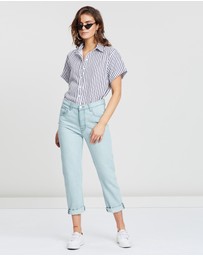 White By FTL - Houston Mum Jeans