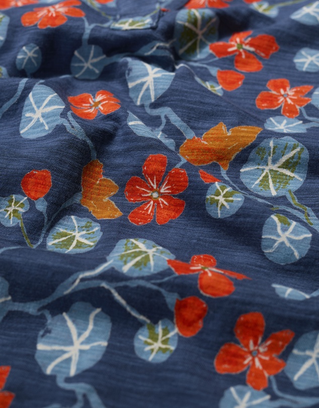 Seasalt - Seasalt Cornwall Blue Wavecrest Shirt