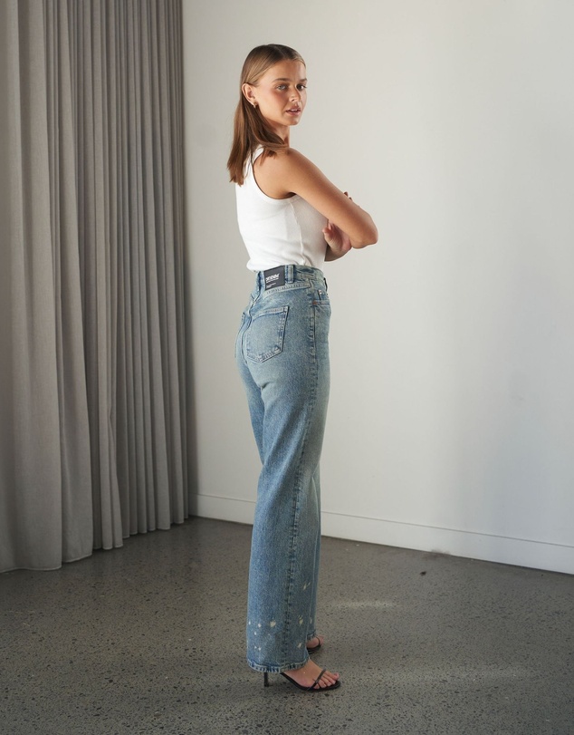 Dr Denim - Echo High Straight Jeans