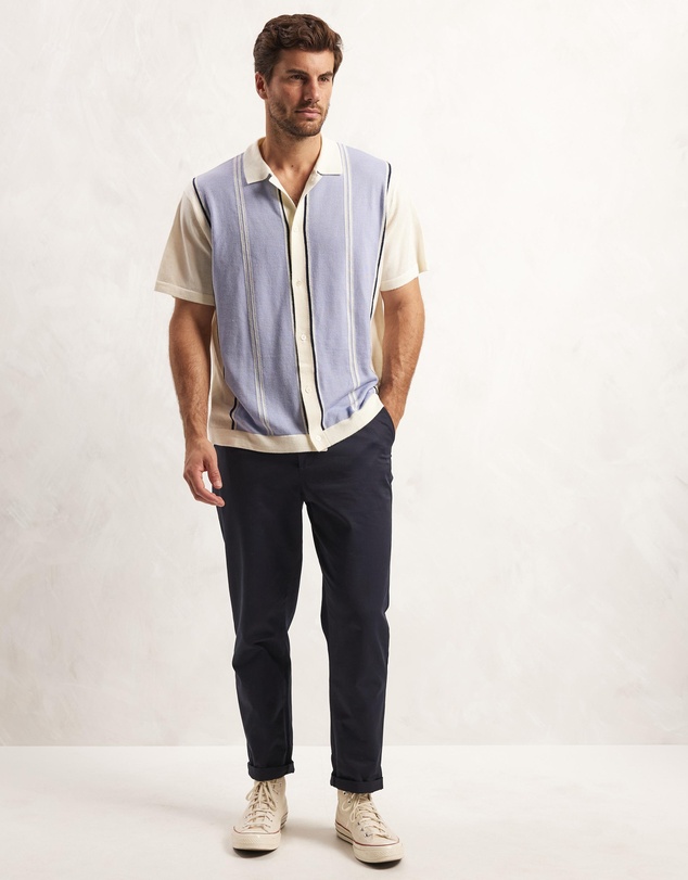 AERE - Wool Short Sleeve Polo