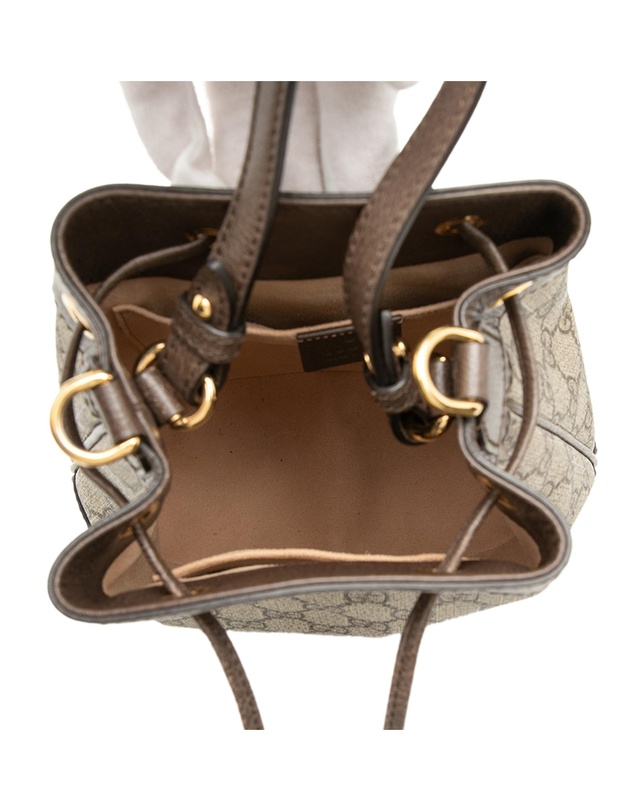 Pre-Loved by Azura Reborn - Pre-Loved Small GG Supreme Ophidia Web Bucket Bag