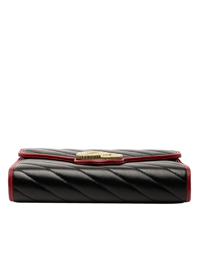 Pre-Loved by Azura Reborn - Pre-Loved GG Marmont Matelasse Leather Torchon Wallet On Chain
