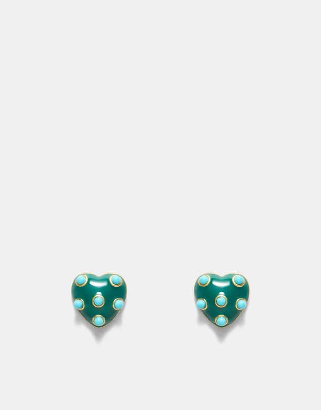 MIMCO - Polka Heart Stud Earrings