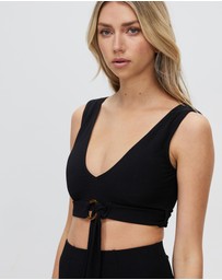 Duskii - Ribbed Vee Top