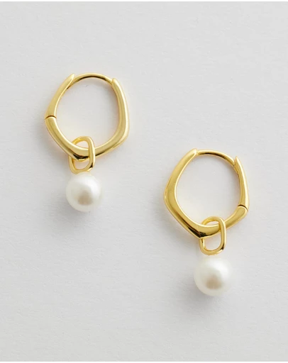 Native Sol - Aurelia Pearl Earrings