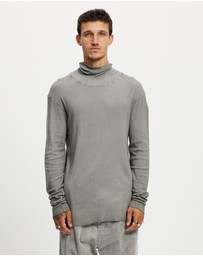 Surrounded By Ghosts - The Atacamite Slim Rib Knit Turtle Neck T-Shirt