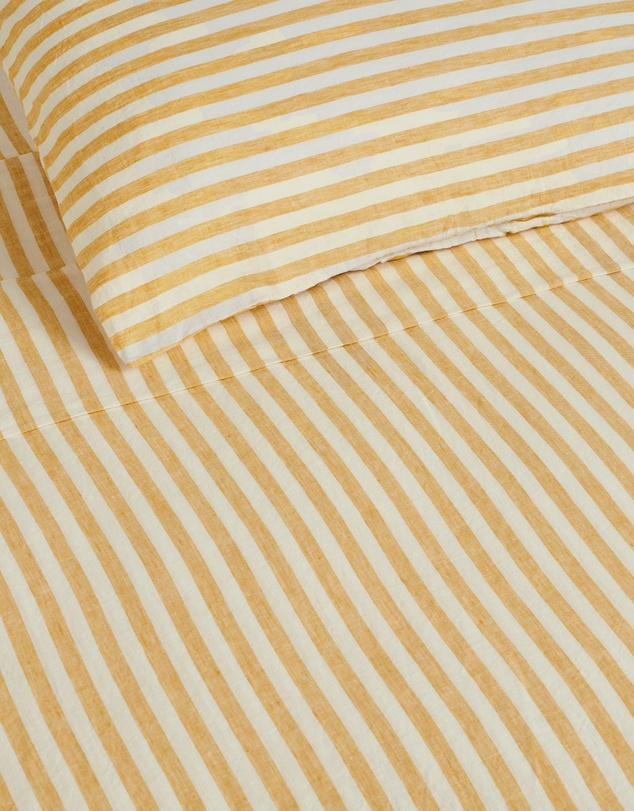Carlotta + Gee - 100% Linen Flat Sheet