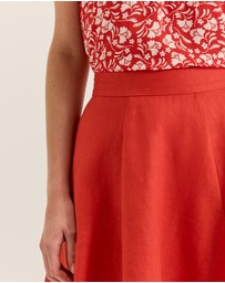 Review - Norah Linen Mini Skirt