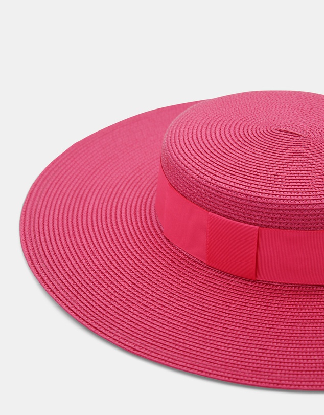 Morgan & Taylor - Macy Racewear Boater in Magenta Pink