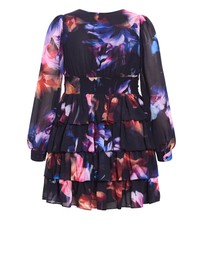 City Chic - Kailey Print Mini Dress