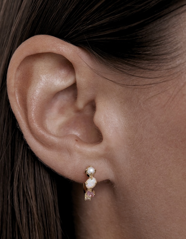 By Charlotte - Cosmic Bloom Hoops