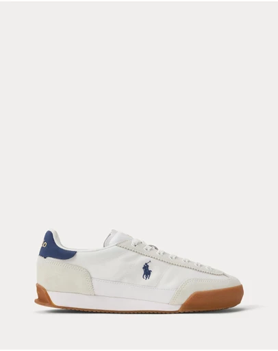 Polo Ralph Lauren - Leather-Suede Low-Top Sneakers - Women's