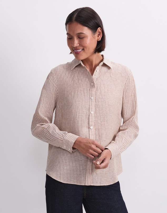 Sportscraft - Dahlia Stripe Linen Shirt