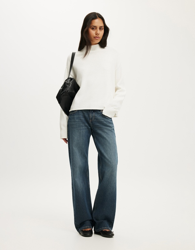Cotton On - Mila Mock Neck Sweater