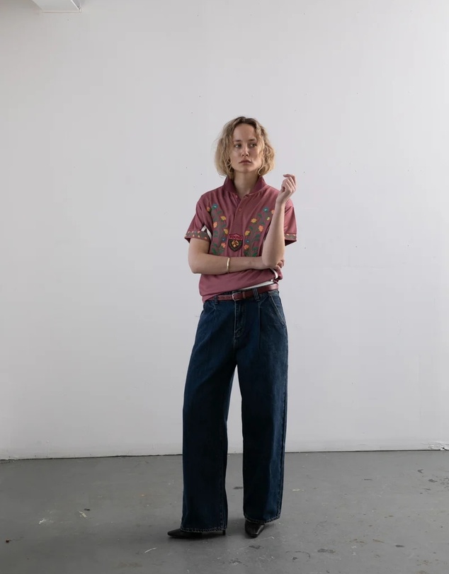 Found - Floral Polo Jersey