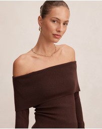 Forever New - Mariella Knitted Bardot Top