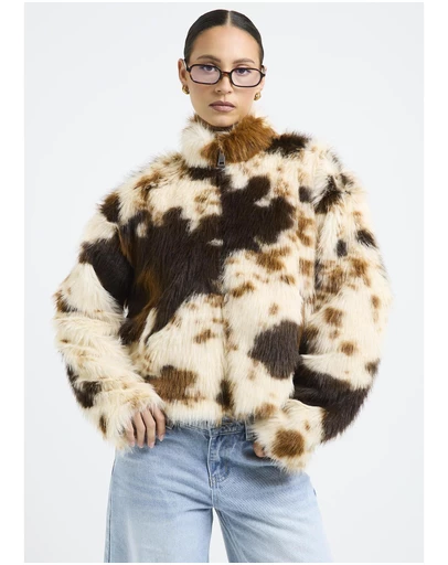 Insight - Highland Cow Print Jacket
