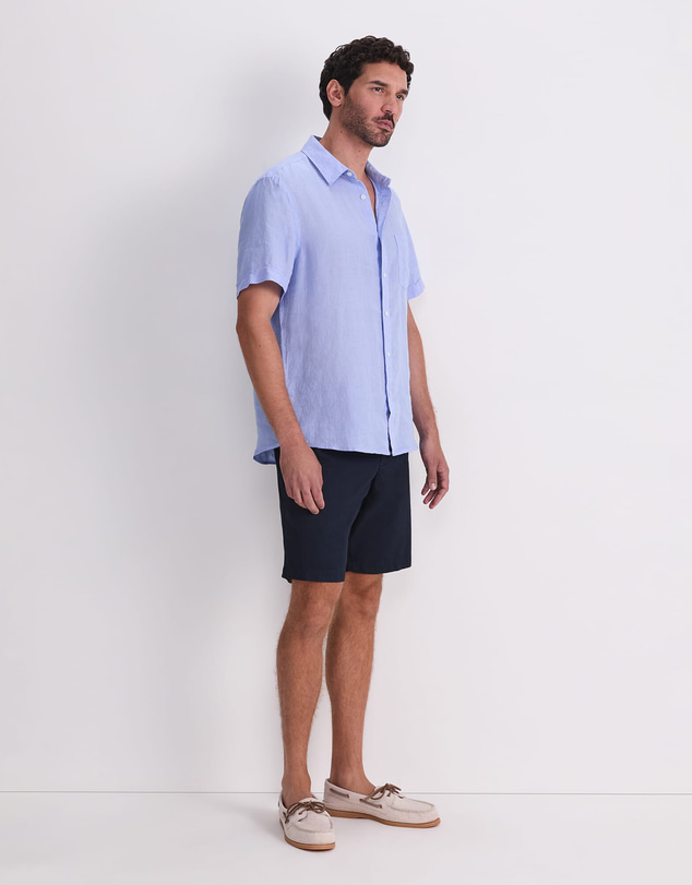 Sportscraft - Short Sleeve Delave Linen Shirt