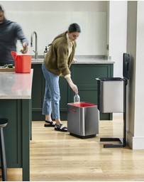 Joseph Joseph - Totem Max 60L Waste Separation & Recycling Unit (Stainless Steel)