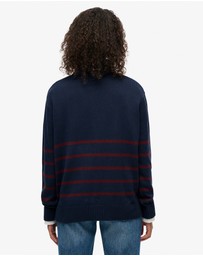 Superdry - Cotton Half Zip Knit