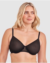 Bras N Things - Sexy Basics Full Cup Underwire Bra - Black