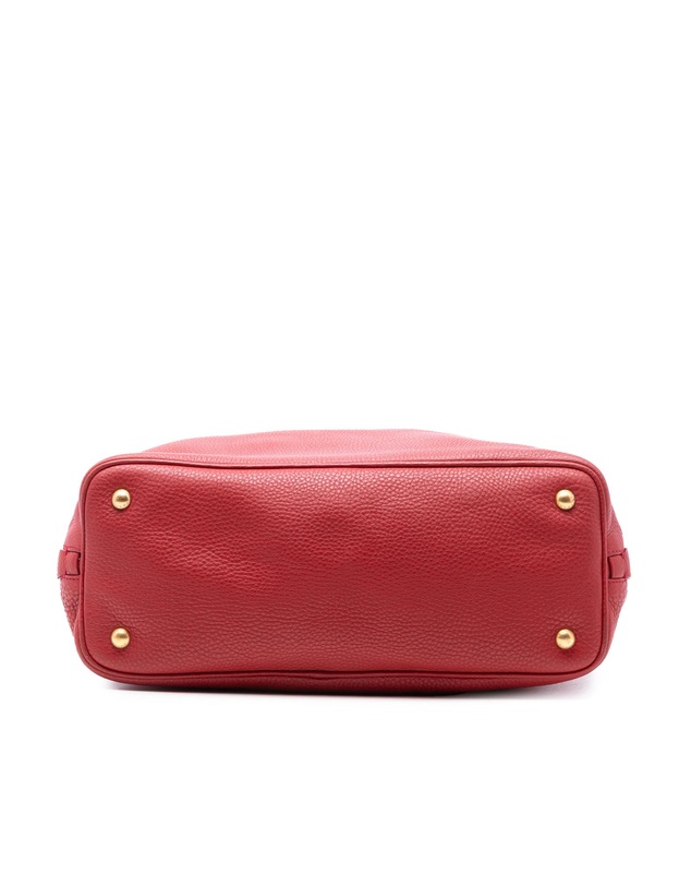 Pre-Loved by Azura Reborn - Pre-Loved Vitello Daino Side Zip Shopper Tote