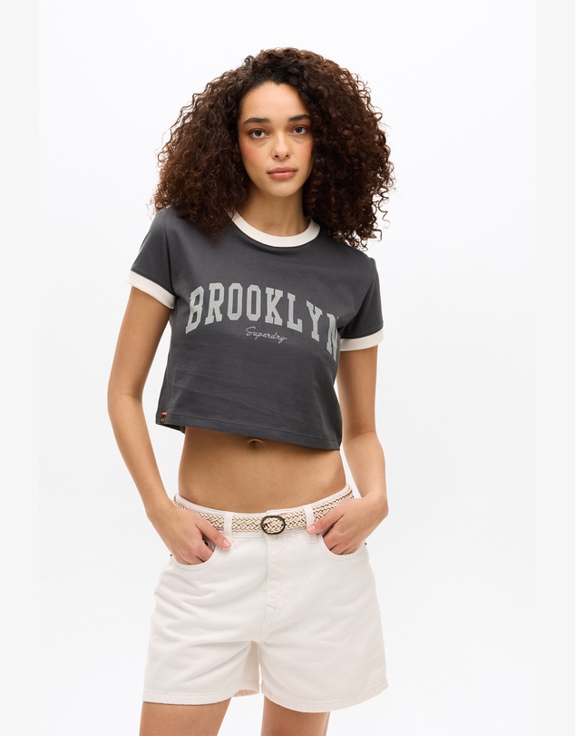 Superdry - Athletic Essentials Ringer Slim Fit Tee