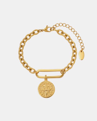 Waterproof Muse Medalion Link Bracelet