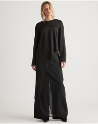 Decjuba - Codi Satin Drape Top