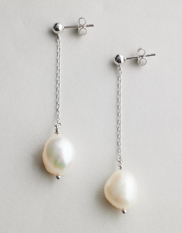 EL&RO Jewellery - Iris Pearl Drop Earrings