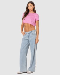 EDIKTED - Seville Cropped T Shirt