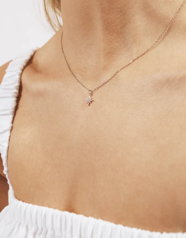 SAINT VALENTINE - North Star Necklace - Silver - ICONIC EXCLUSIVE