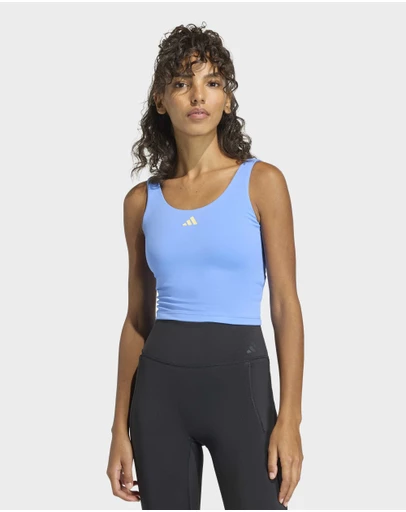 adidas Performance - 3 Stripes Studio All Me Light Support Tank Womens