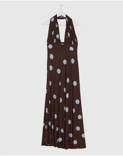 Revibe - Repaired BY JOHNNY. Paloma Polka Ankle Dress - AU 10