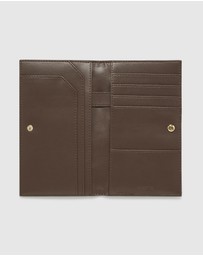 Nakedvice - The Salerno Coffee Croc Passport Wallet