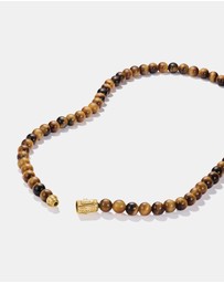 THOMAS SABO - THOMAS SABO Necklace with Tiger's Eye Beads