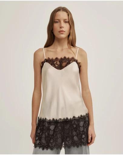 Witchery - Lace High Hem Camisole