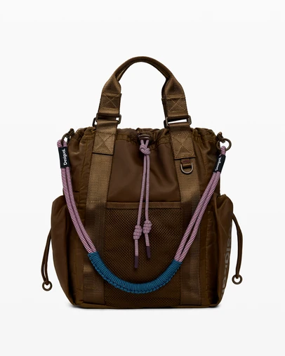 Desigual - Medium multiposition nylon backpack